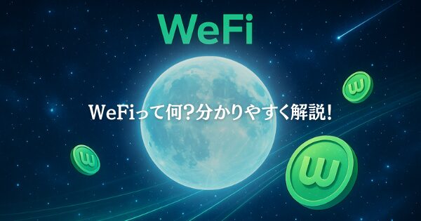 WeFiって何？分かりやすく解説！